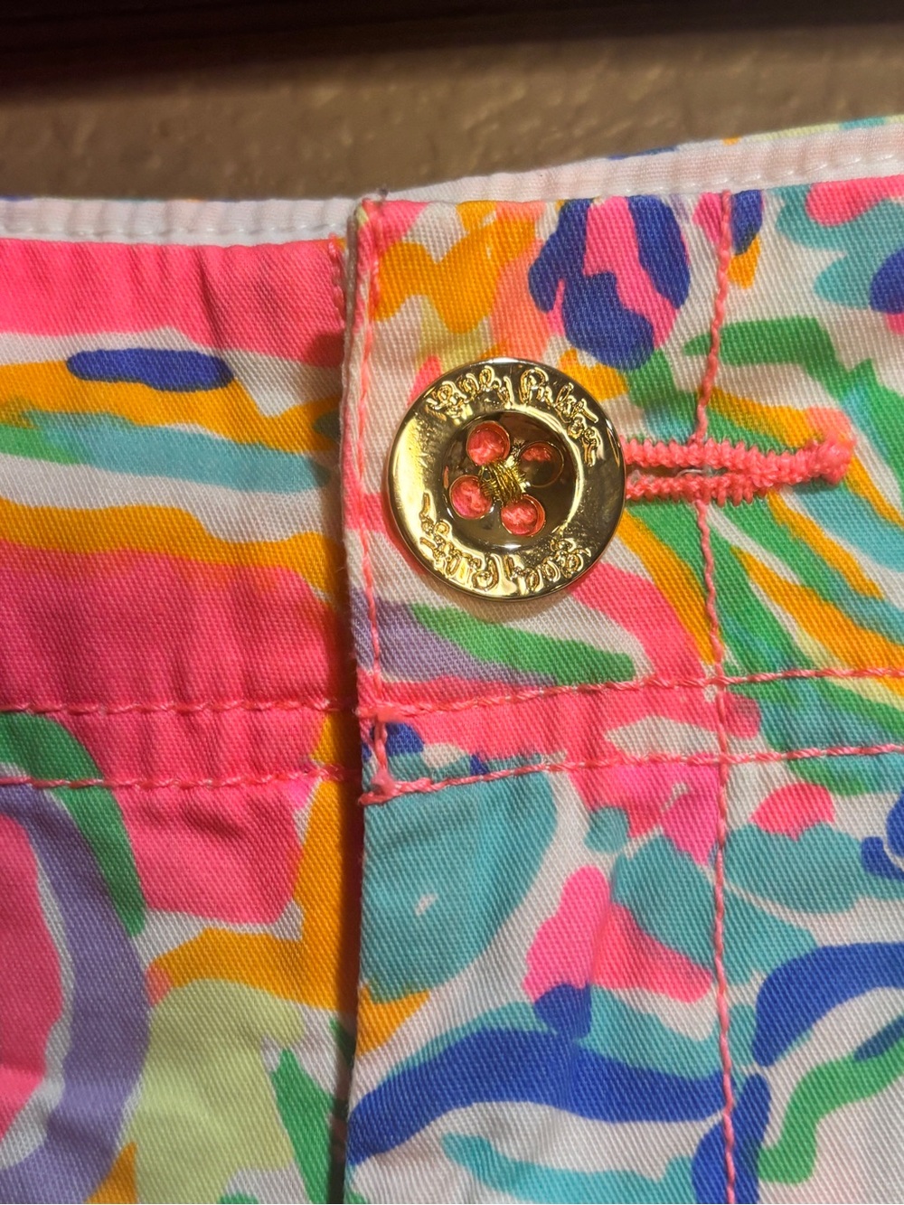 Lilly Pulitzer Pink Multicolor Kerrie Shorts - Picture 4 of 6